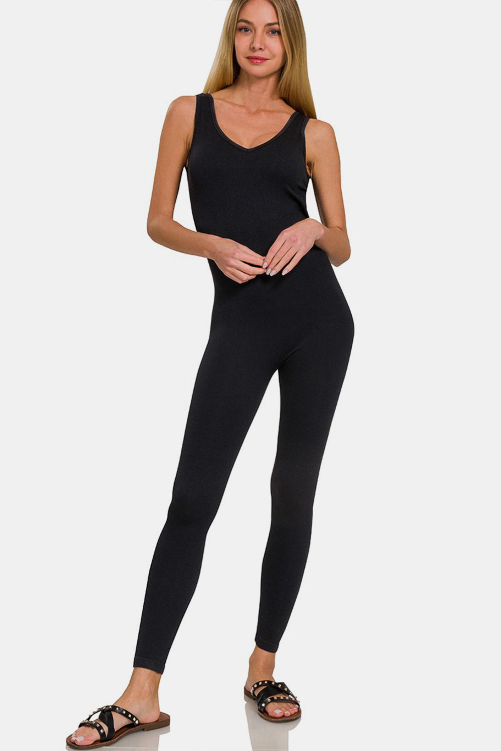 Honeybee Mumford's Ribbed Bra Padded Sports Seamless Jumpsuit