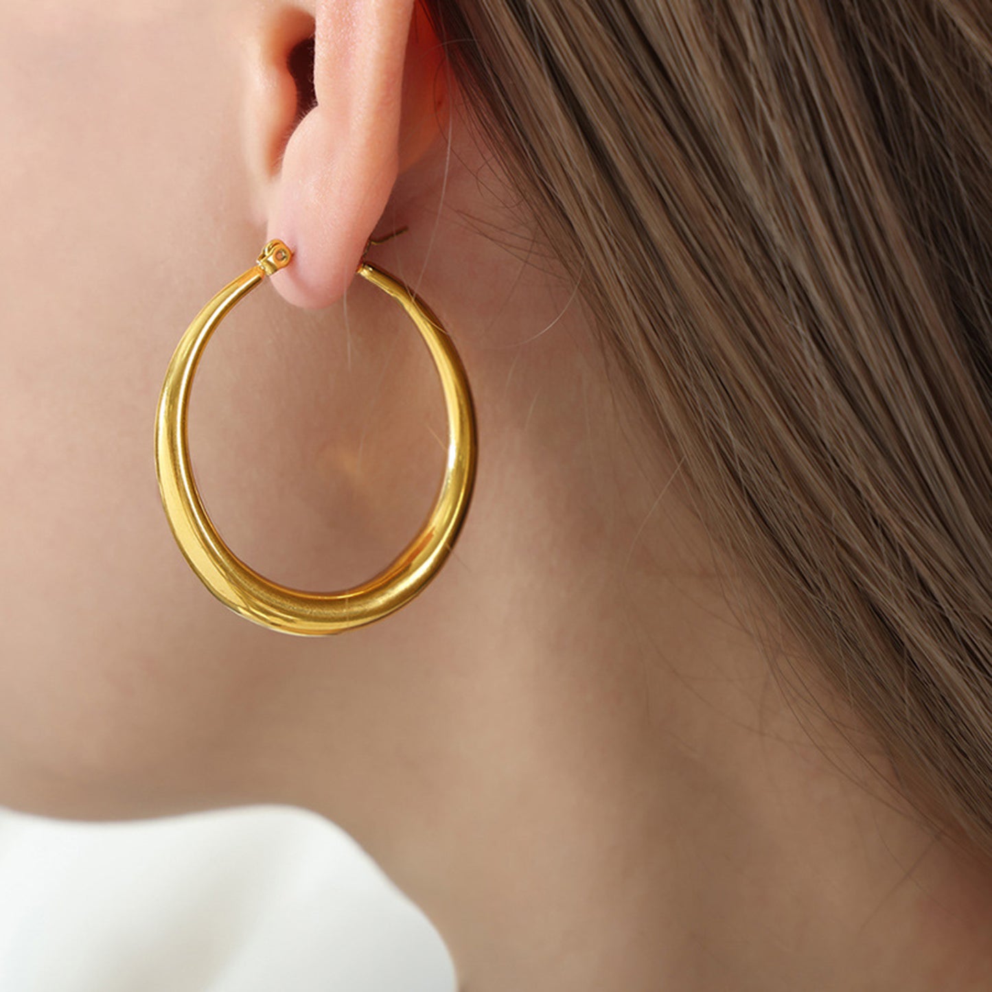 honeybee Mumford's 18K Gold-Plated Hoop Earrings