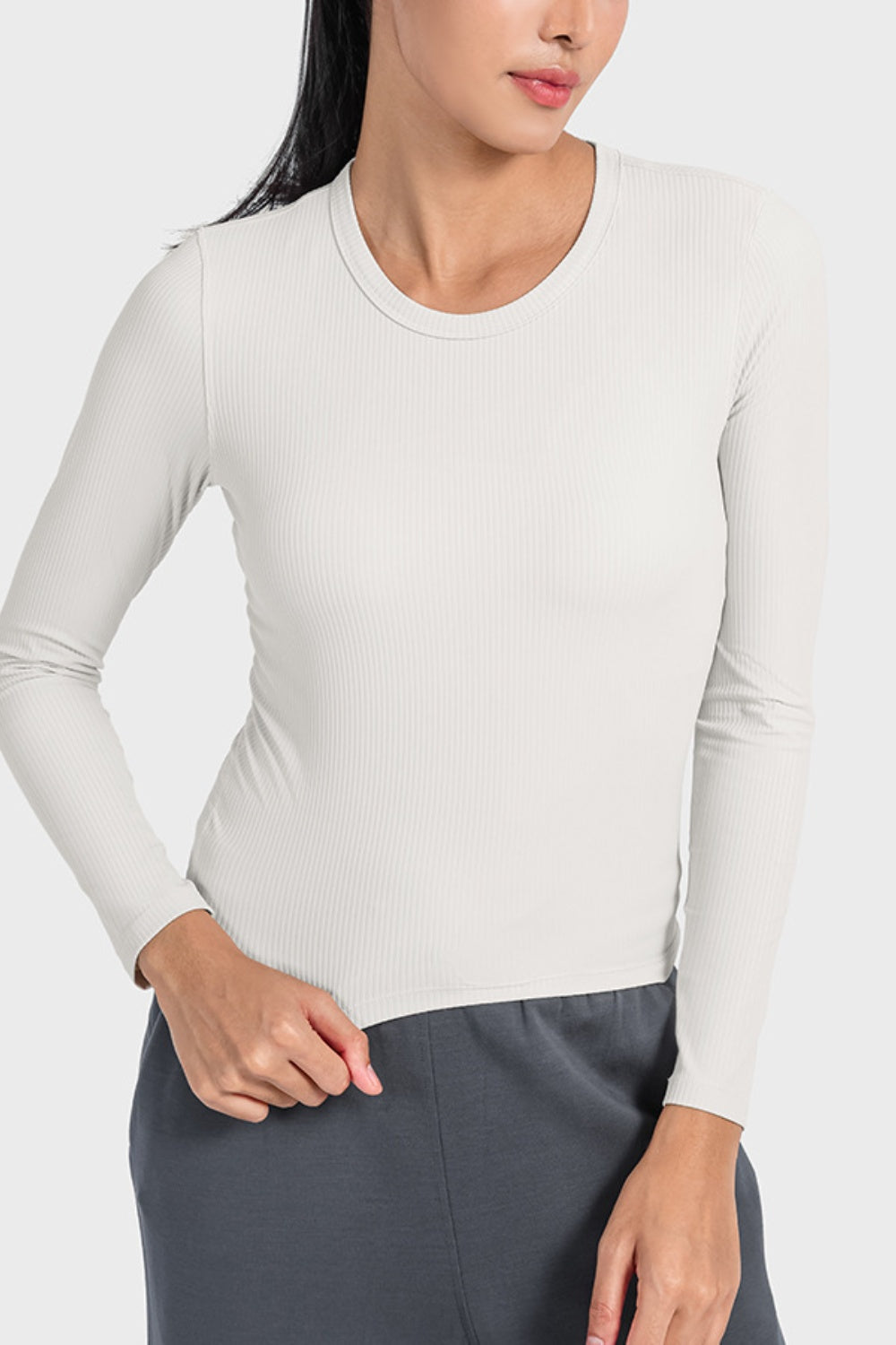 Honeybee Mumford's Round Neck Long Sleeve Sports Top