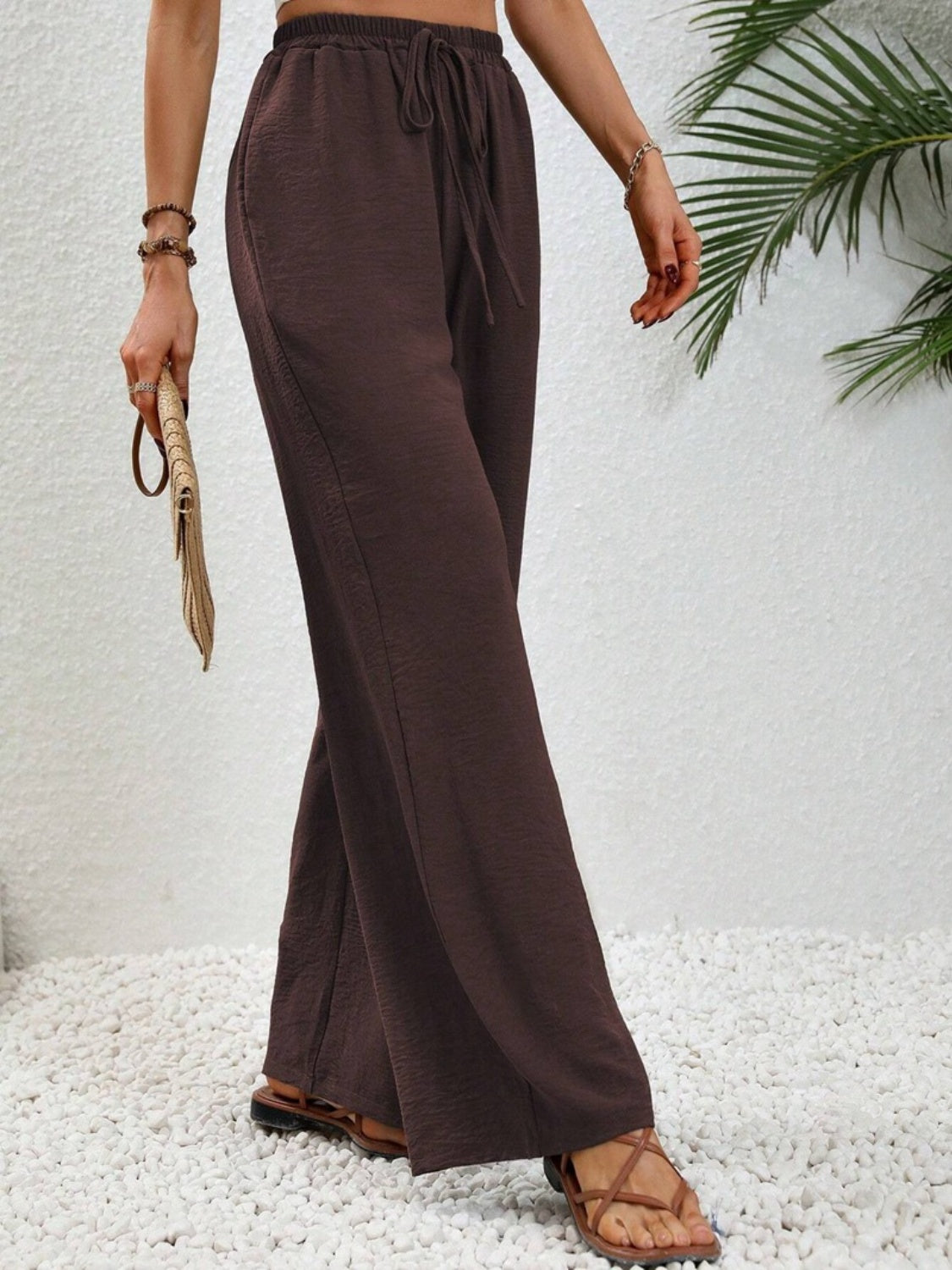 Honeybee Mumford's Wide Leg Drawstring Pants