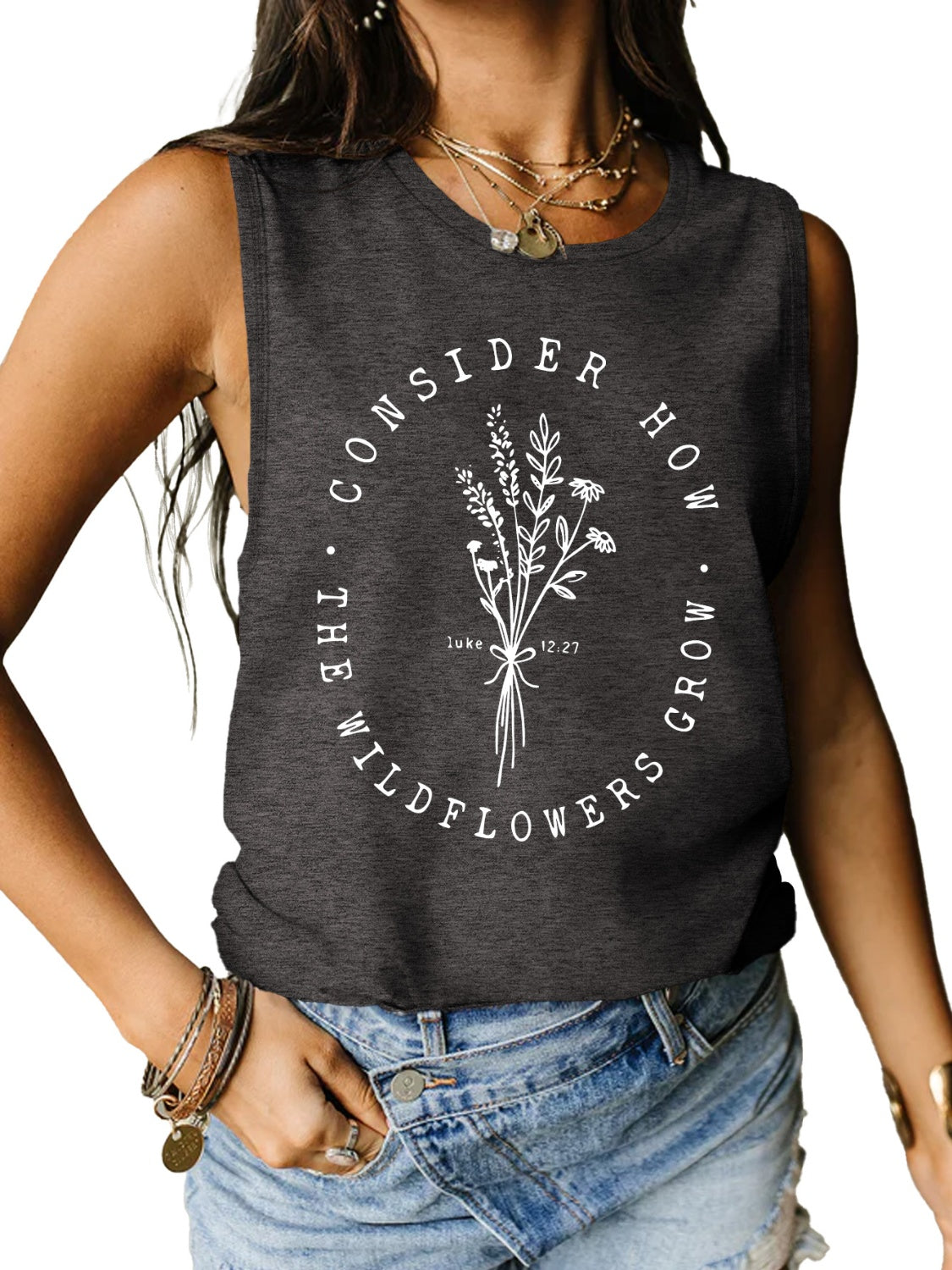 Honeybee Mumford's Graphic Round Neck Tank