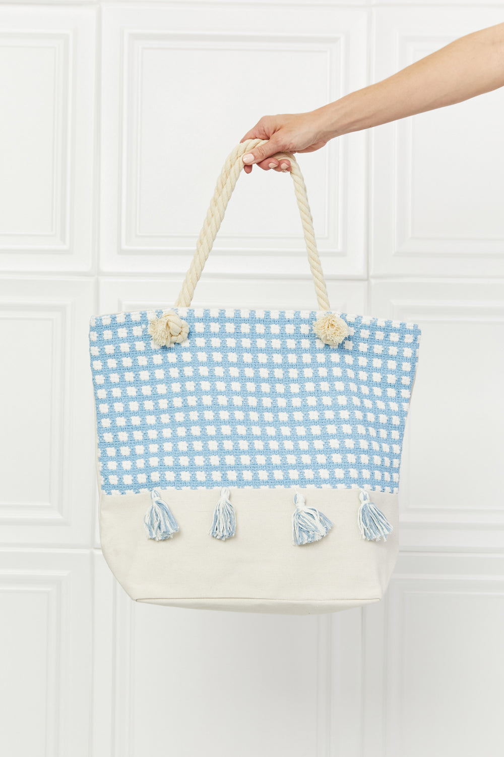 Honeybee Mumford's Picnic Date Tassel Tote Bag