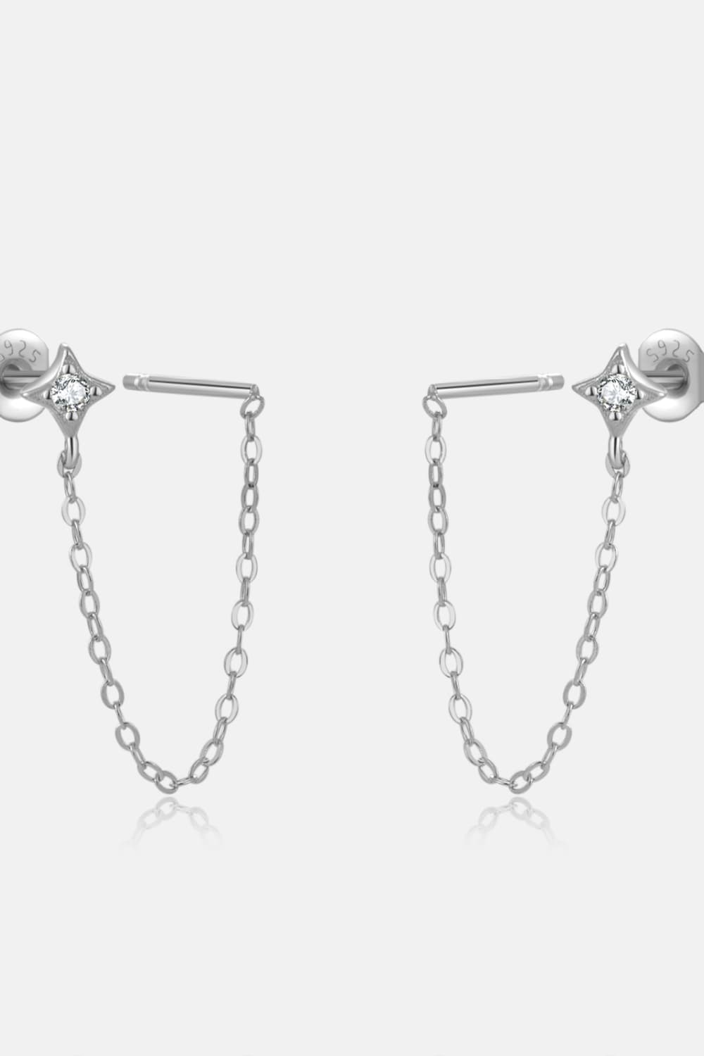 honeybee Mumford's Long Chain Stud Earrings