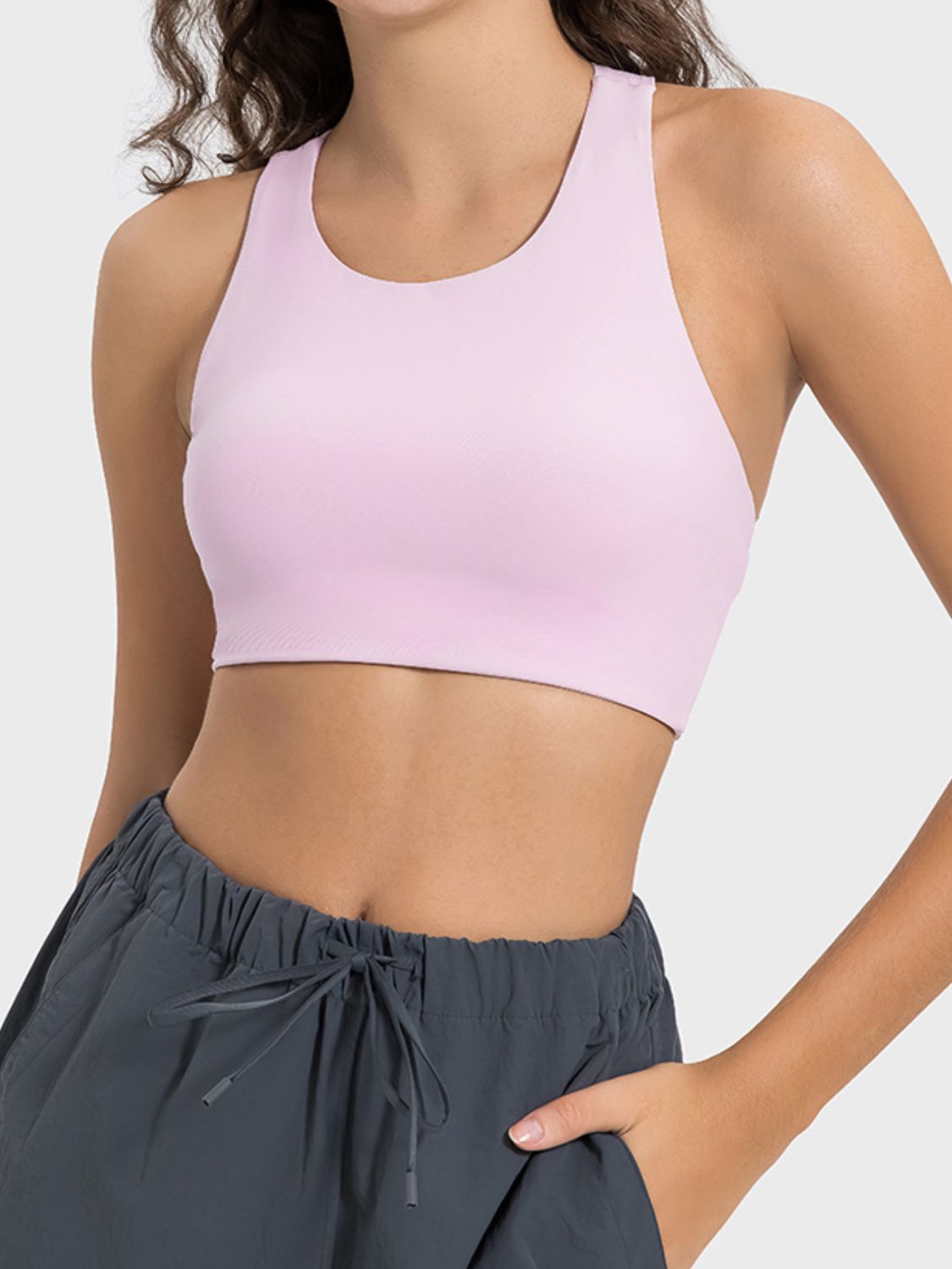 Honeybee Mumford's Cutout Round Neck Active Tank