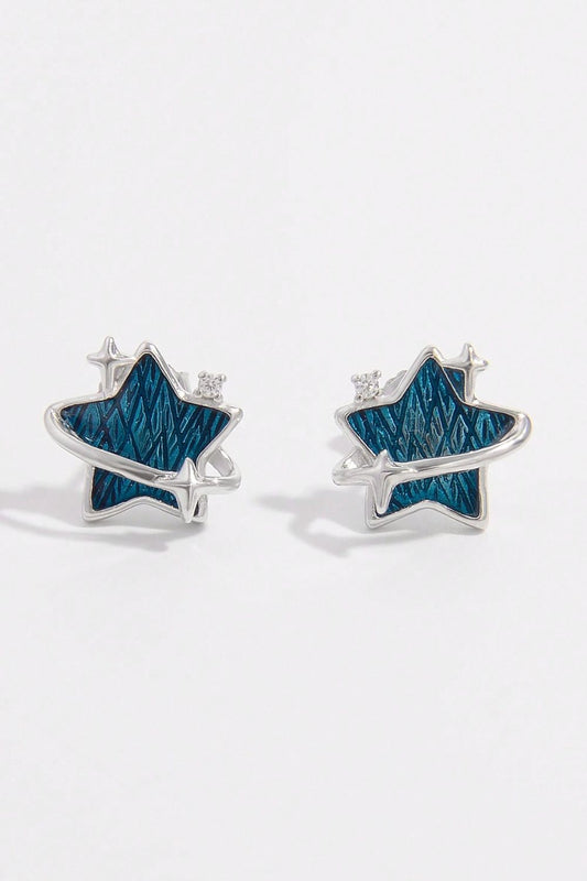 honeybee Mumford's Sterling Silver Star Earrings