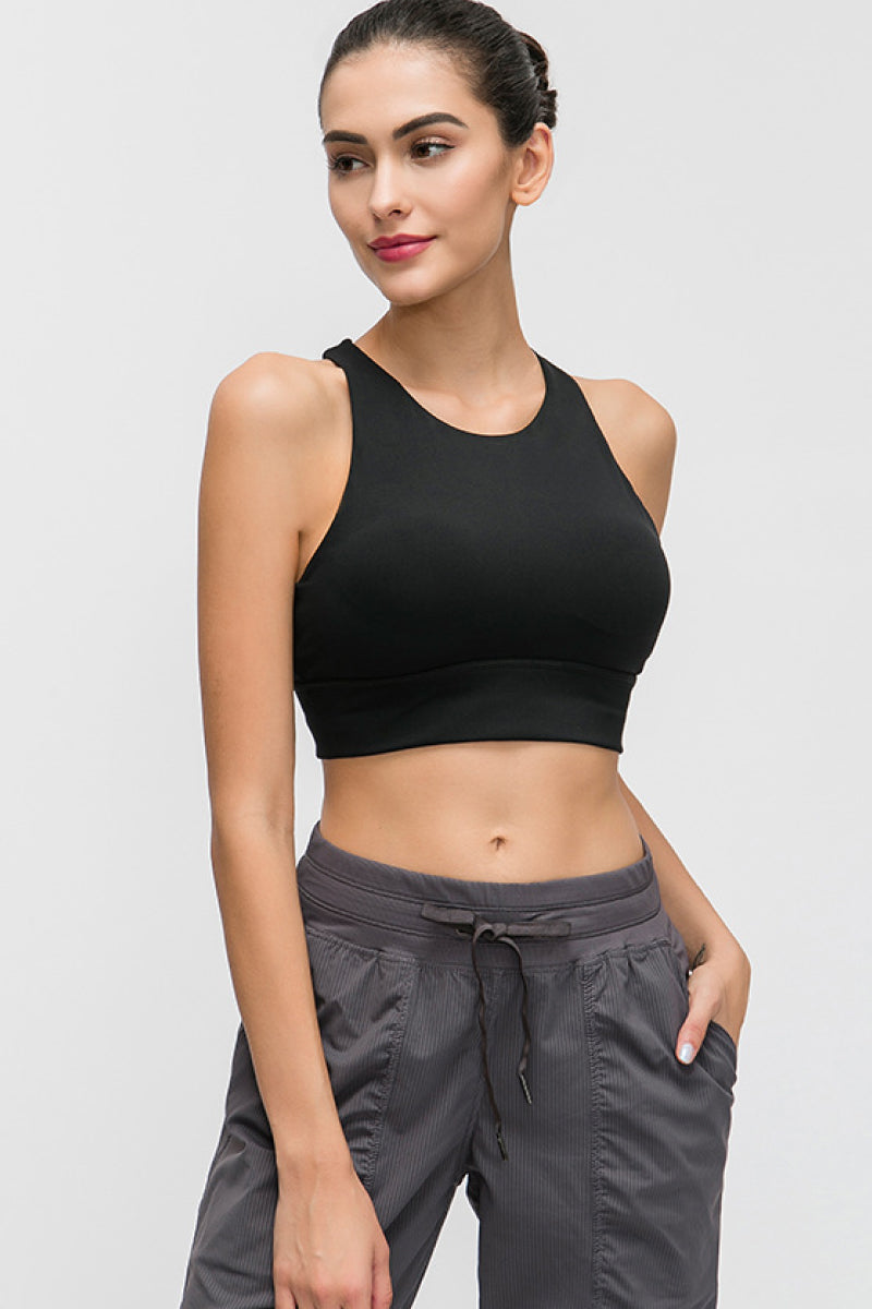 Honeybee Mumford's Halter Keyhole Sports Bra