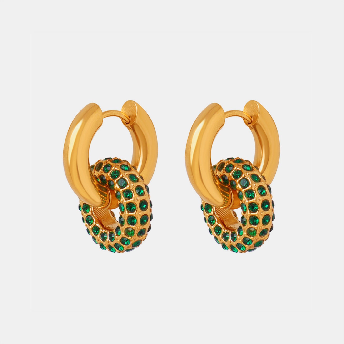 honeybee Mumford's Double-Hoop Earrings