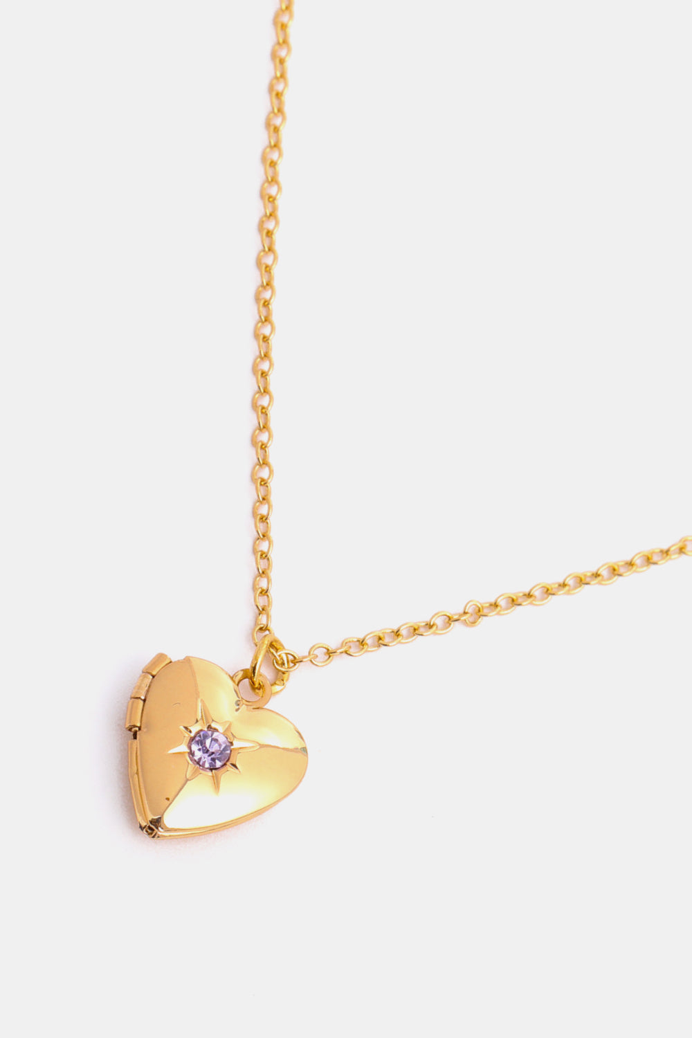 Honeybee Mumford's Heart Shape 14K Gold-Plated Pendant Necklace