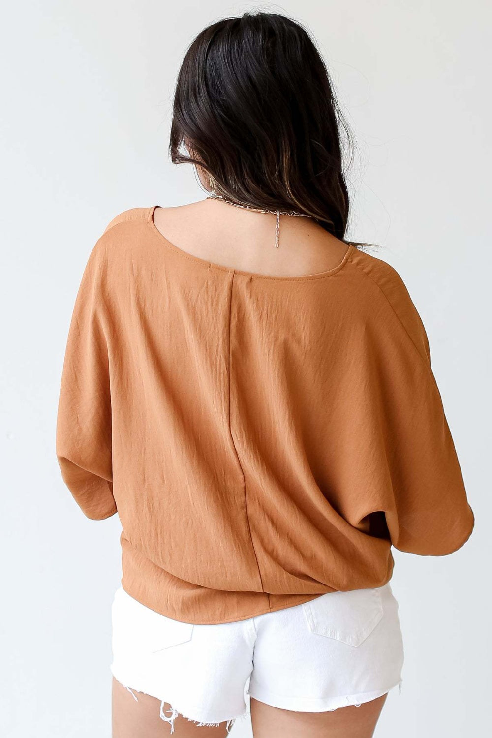 Honeybee Mumford's V-Neck Half Sleeve Blouse