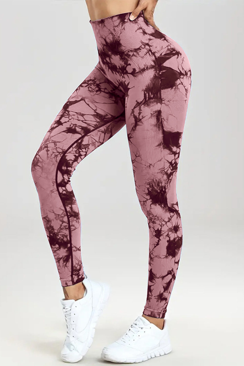 Honeybee Mumford's Printed High Waist Active Pants