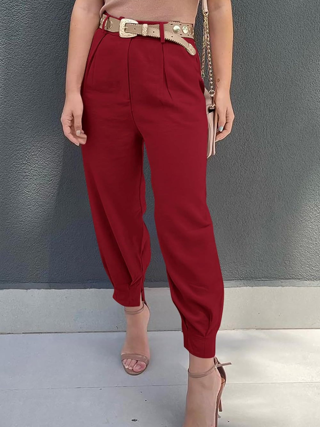 Honeybee Mumford's High Waist Cropped Pants