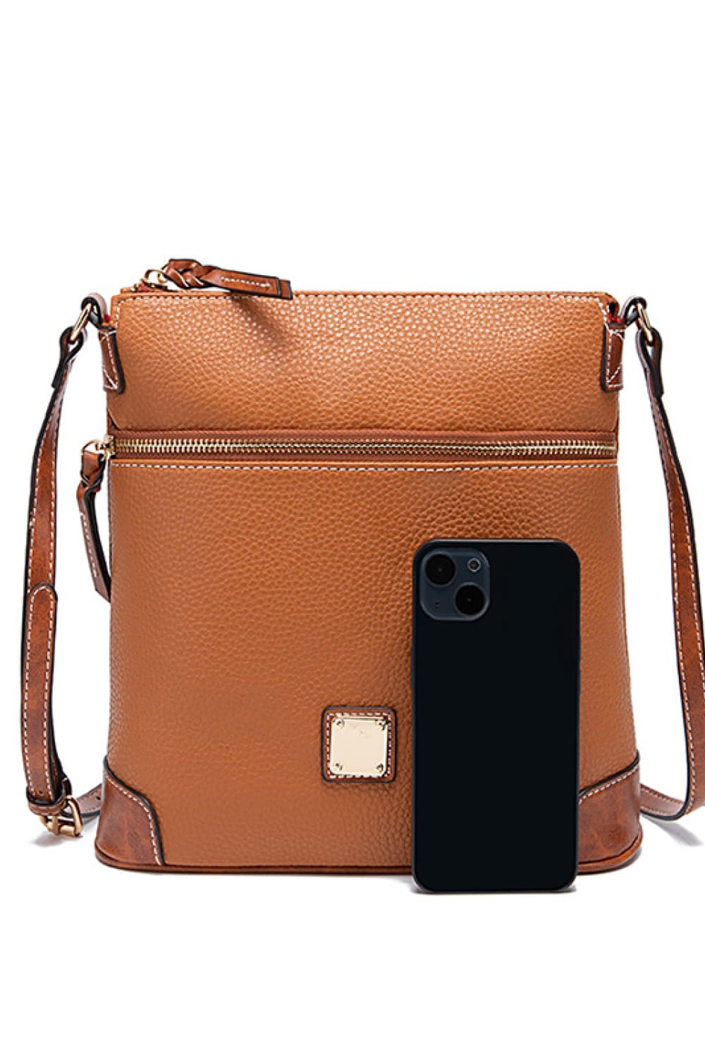 Honeybee Mumford's Leather Crossbody Bag