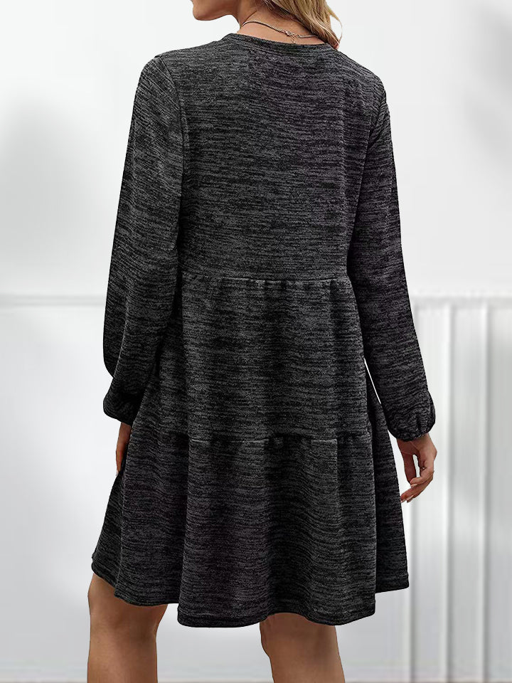 Honeybee Mumford's Square Neck Long Sleeve Dress