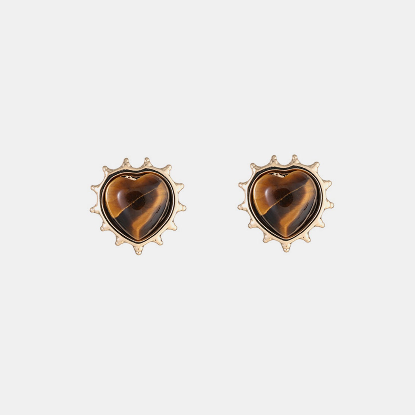 honeybee Mumford's Heart & Geometric Alloy Earrings