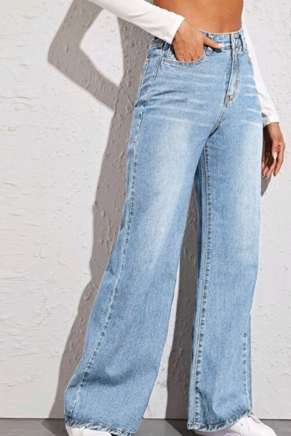 Honeybee Mumford's High Waist Wide Leg Jeans