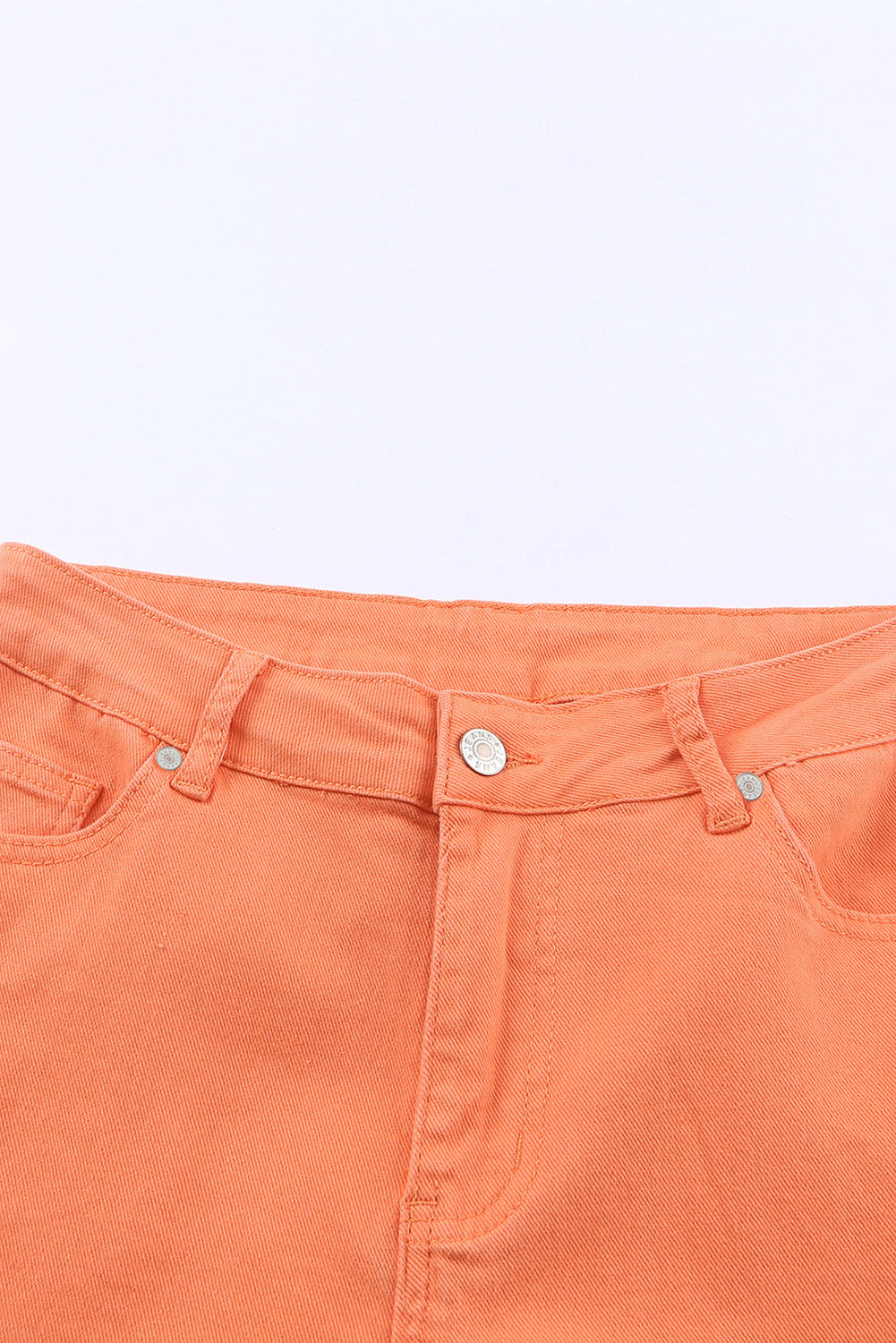 Honeybee Mumford's Orange Acid Wash High Waist Wide Leg Jeans