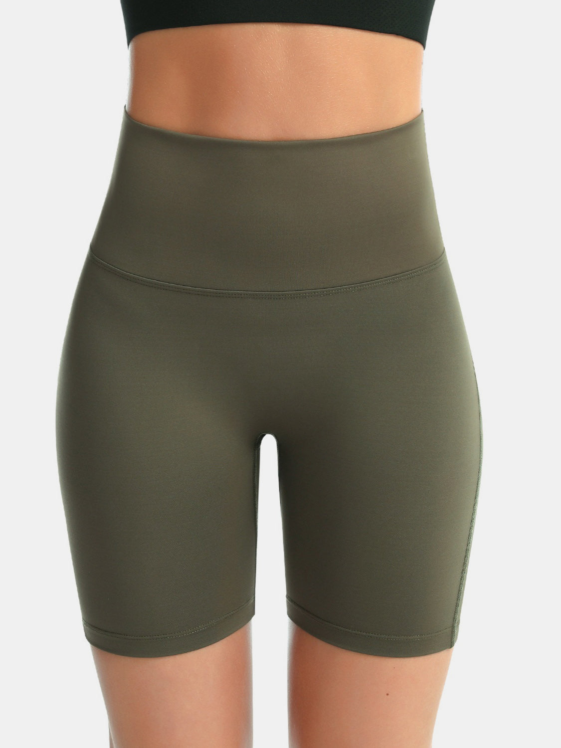 Honeybee Mumford's Pocketed High Waist Active Shorts