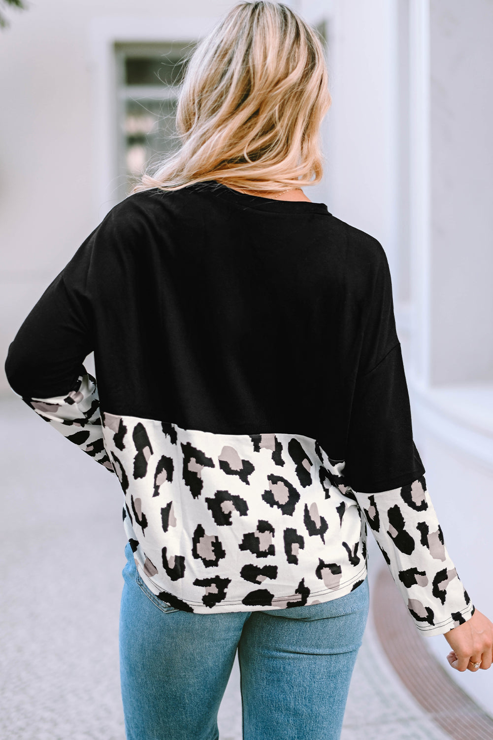 Honeybee Mumford's Leopard Long Sleeve T-Shirt