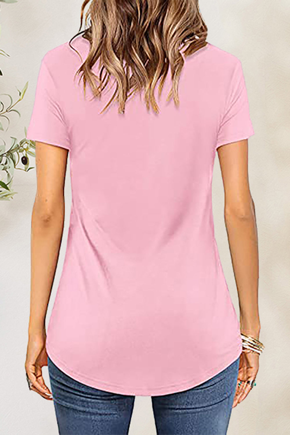 Honeybee Mumford's Crisscross Short Sleeve T-Shirt