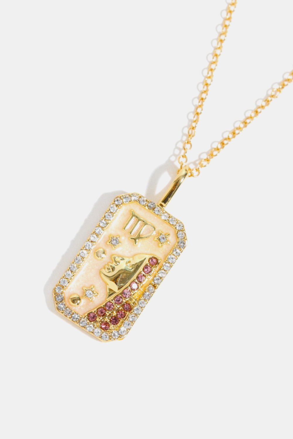 Honeybee Mumford's Rhinestone Zodiac and Constellation Pendant Necklace