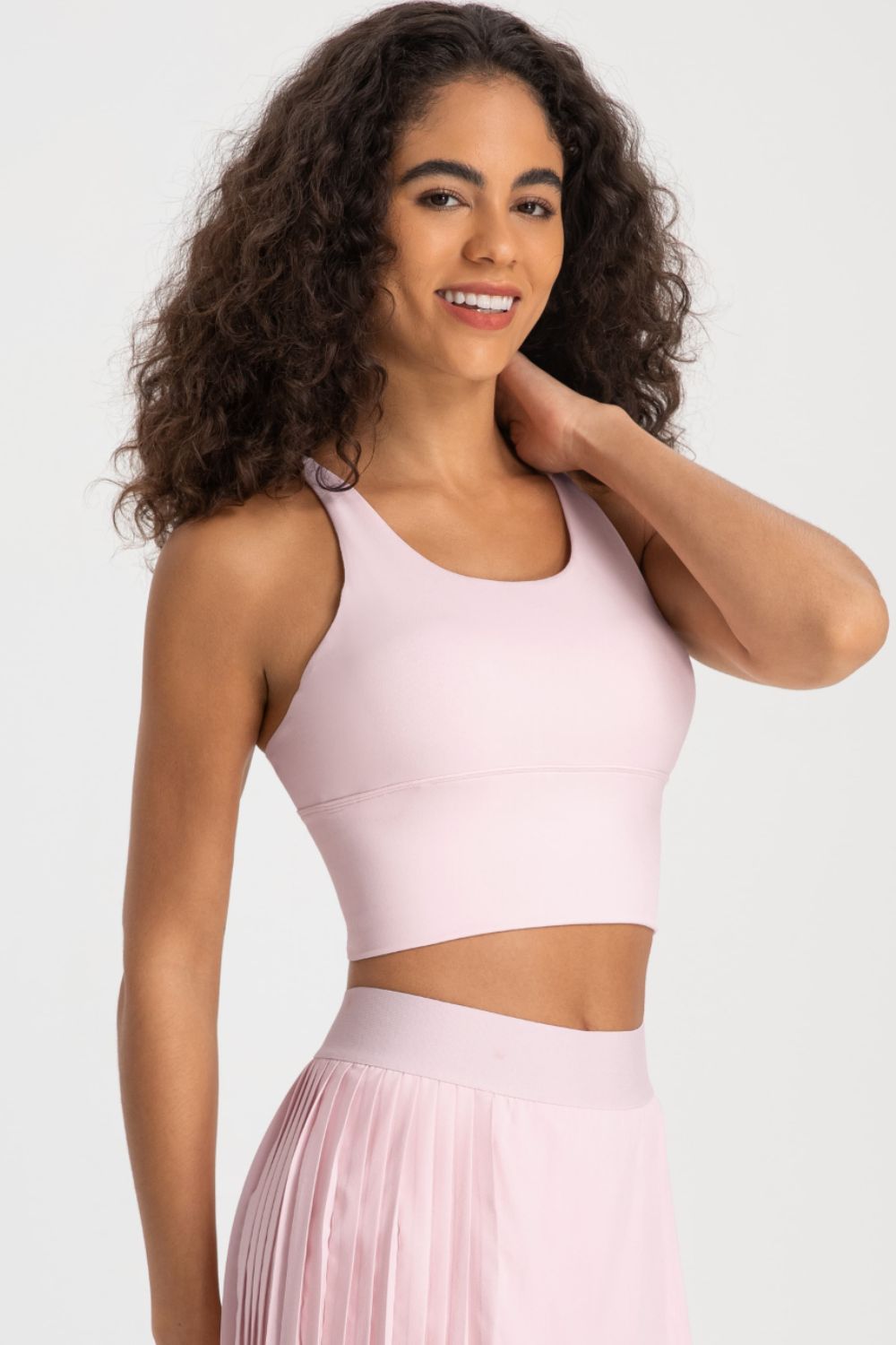 Honeybee Mumford's Crisscross Back Ladder Detail Sports Bra