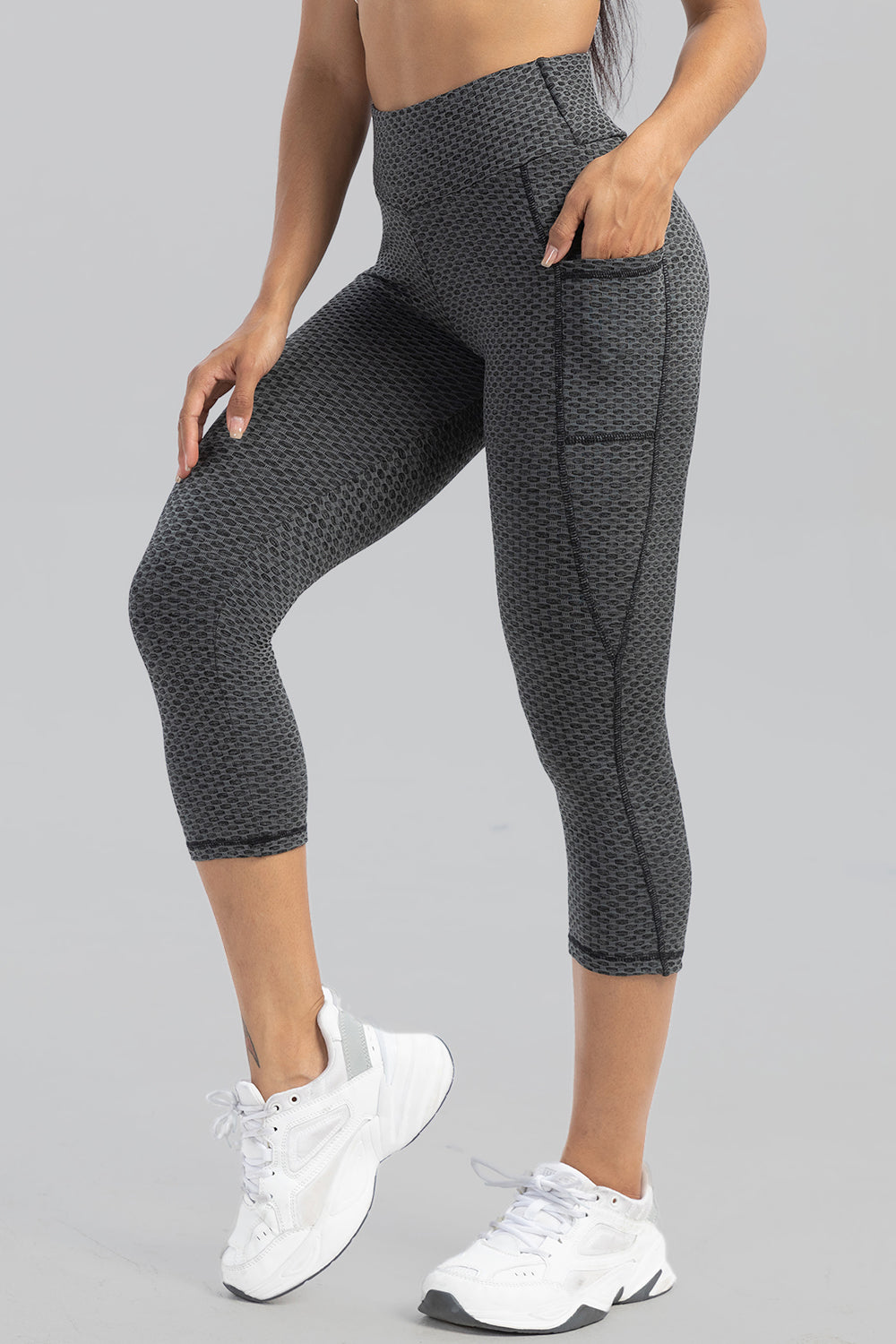 Honeybee Mumford's Contrast Stitching High Waist Active Pants