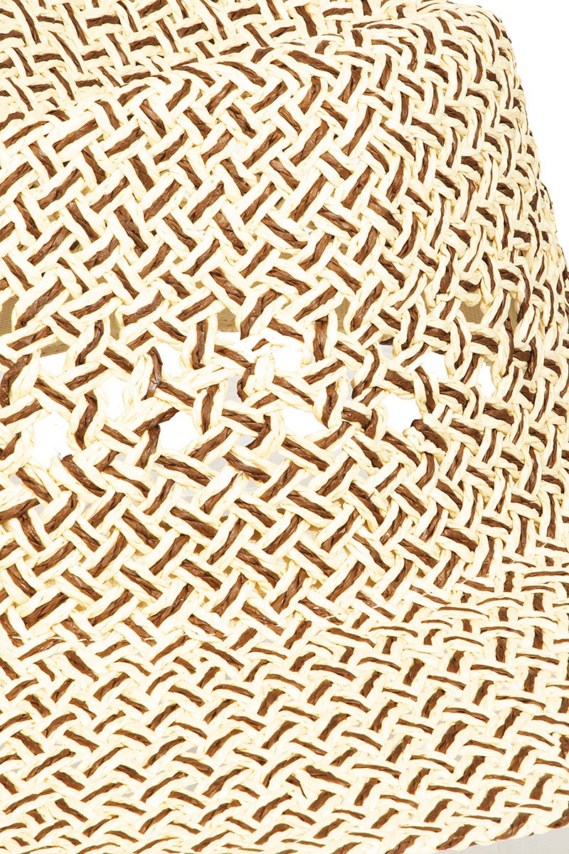 Honeybee Mumford's Cutout Woven Straw Hat