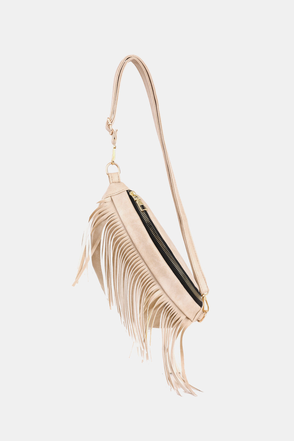 honeybee Mumford's Fringed Leather Sling Bag