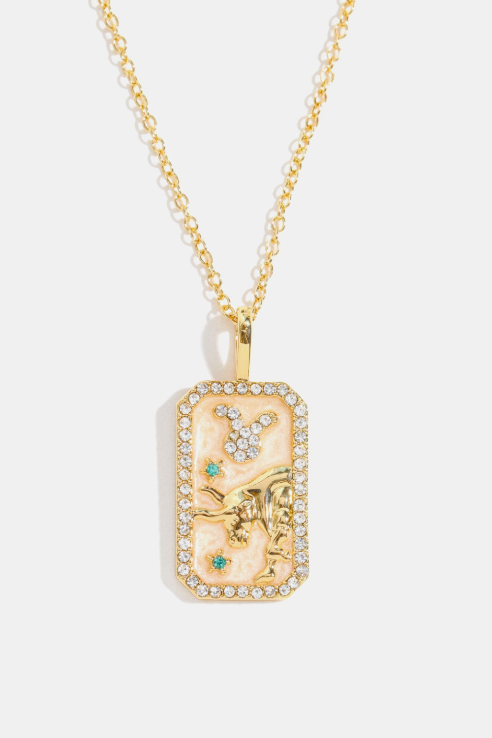 Honeybee Mumford's Rhinestone Zodiac and Constellation Pendant Necklace