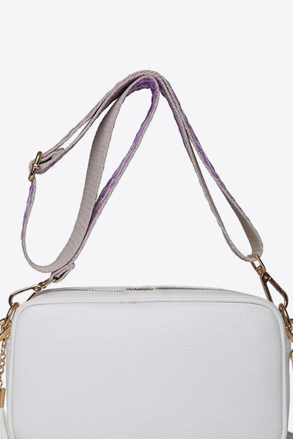 Honeybee Mumford's Leather Tassel Crossbody Bag