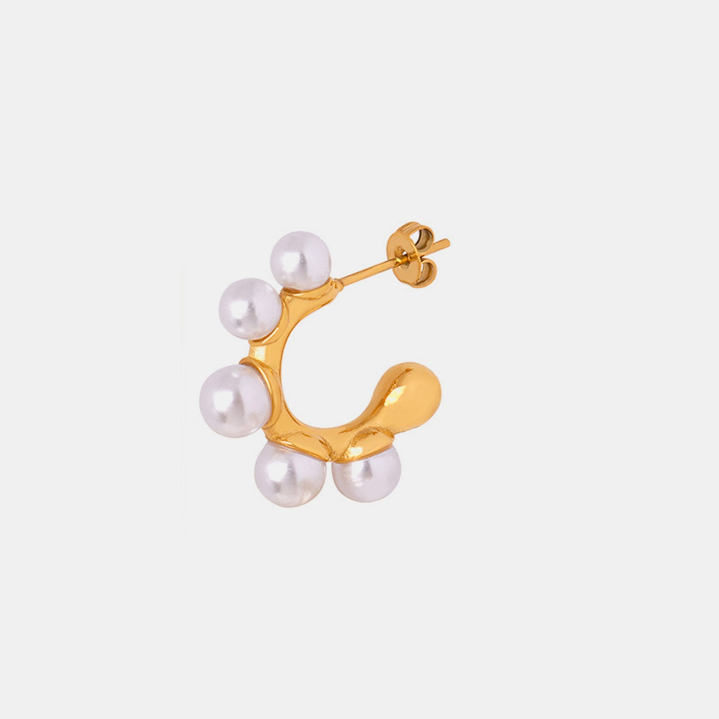 honeybee Mumford's Pearl 18K Gold-Plated Earrings