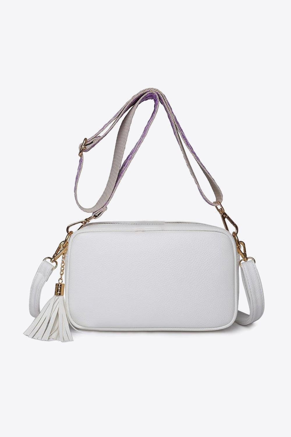 Honeybee Mumford's Leather Tassel Crossbody Bag