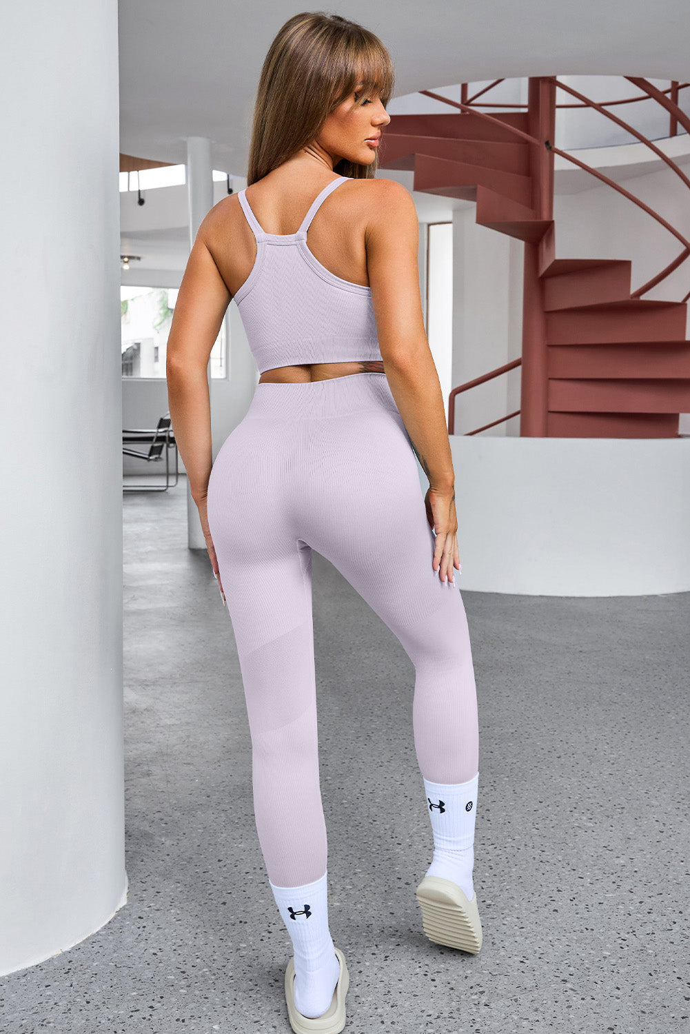 Honeybee Mumford's Tank Cropped Active Top and Pants Set