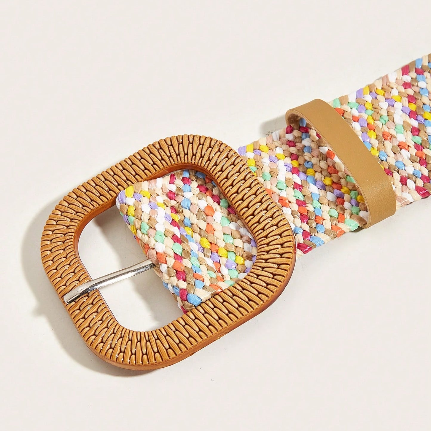 Honeybee Mumford's Contrast Square Buckle Belt