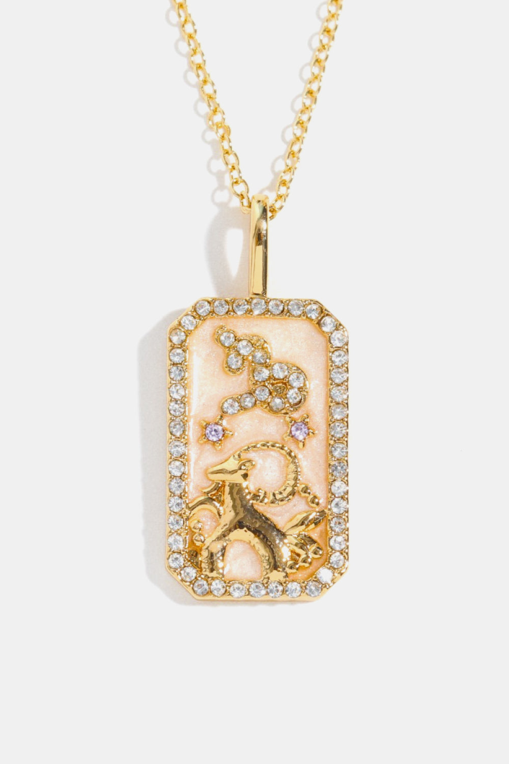 Honeybee Mumford's Rhinestone Zodiac and Constellation Pendant Necklace