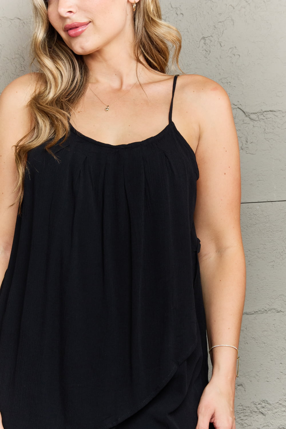 Honeybee Mumford's Hang Loose Tulip Hem Cami Top