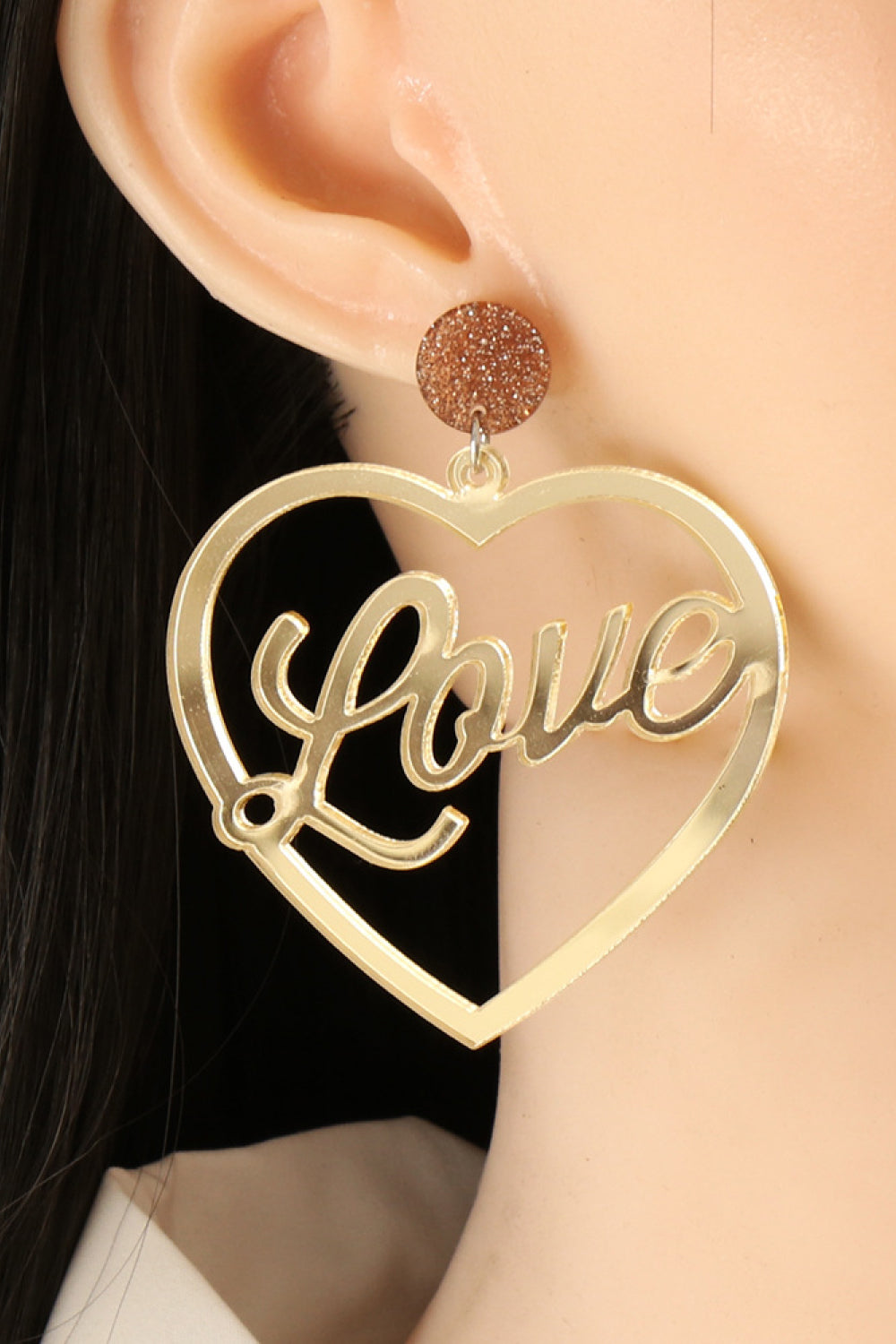 honeybee Mumford'sHeart Shape Dangle Earrings