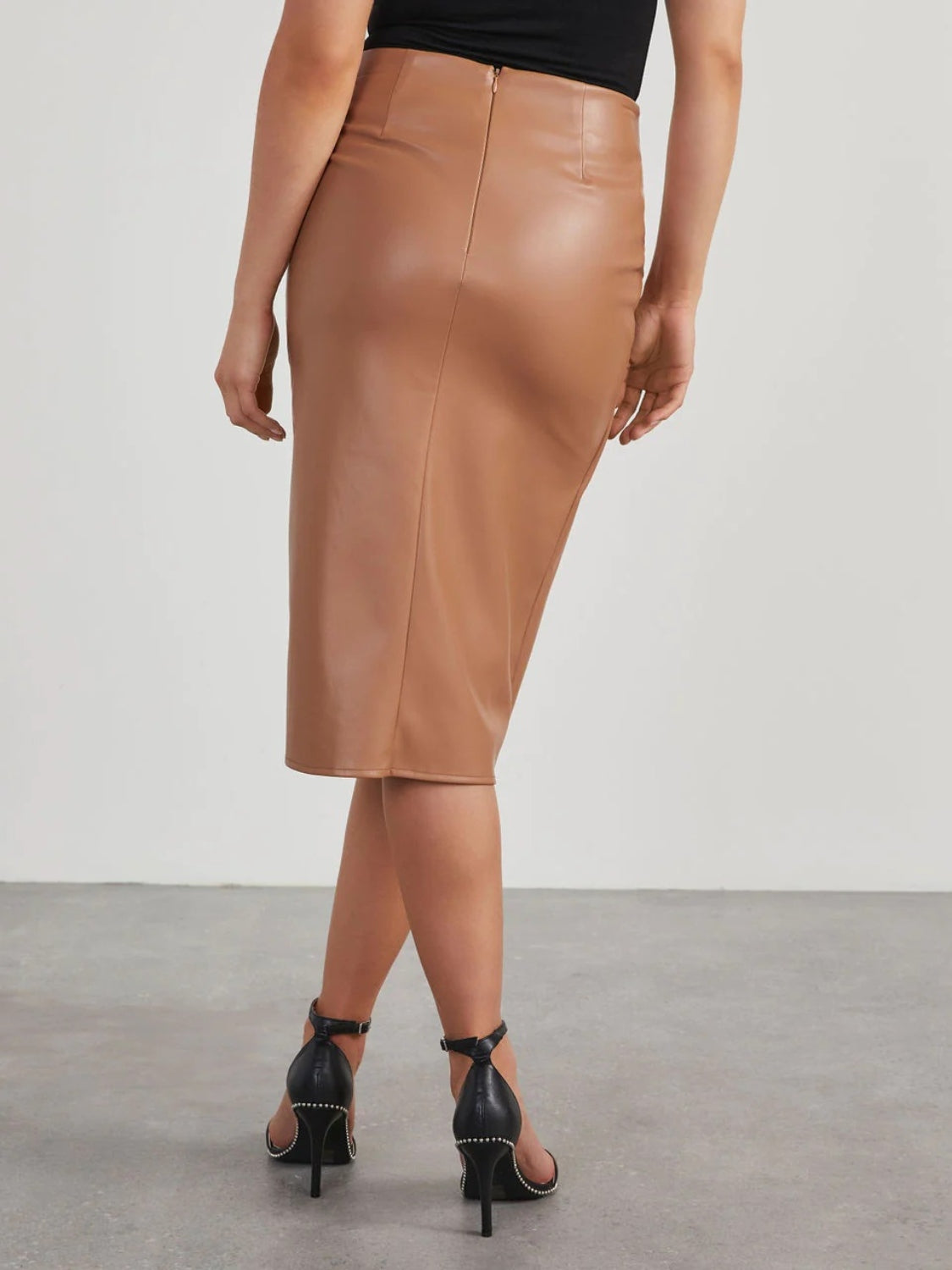 Honeybee Mumford's Twist Detail High Waist Skirt