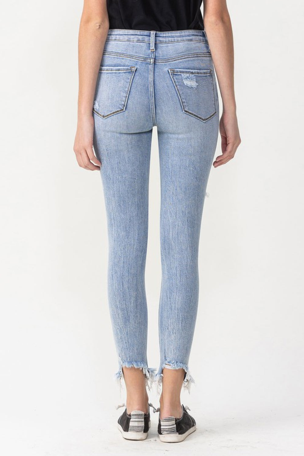 Honeybee Mumford's Full Size Distressed High Rise Skinny Jeans