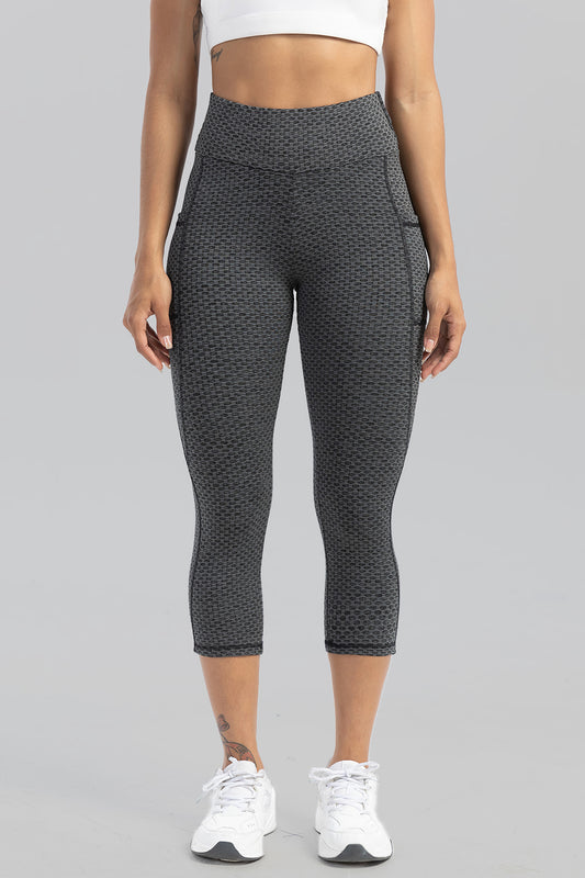 Honeybee Mumford's Contrast Stitching High Waist Active Pants