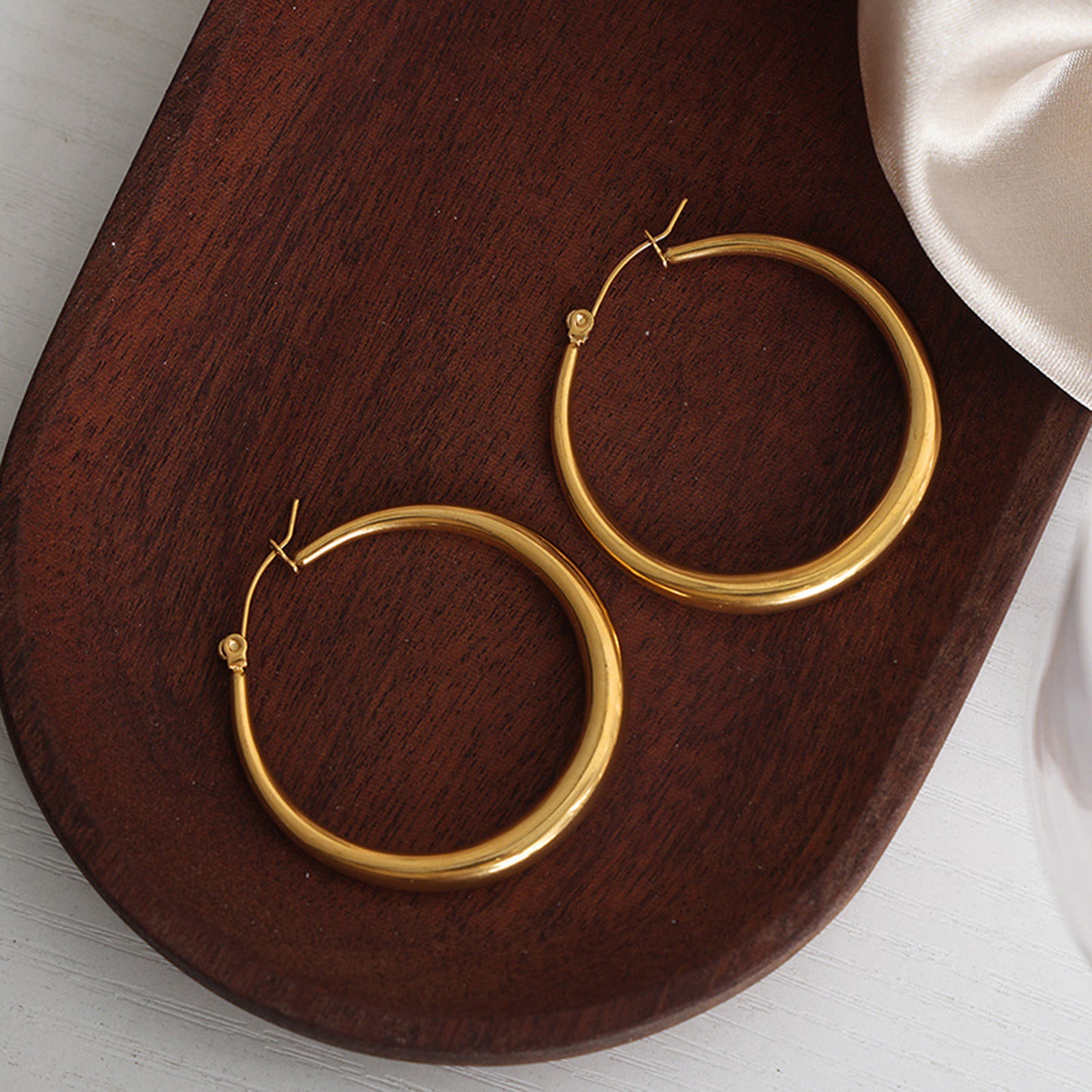 honeybee Mumford's 18K Gold-Plated Hoop Earrings