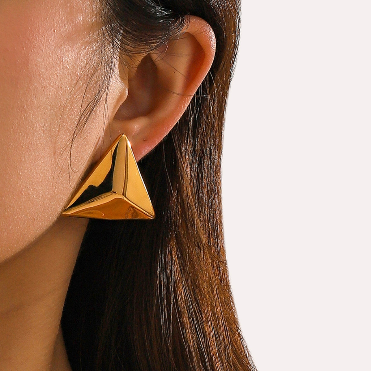 honeybee Mumford's Triangle Earrings