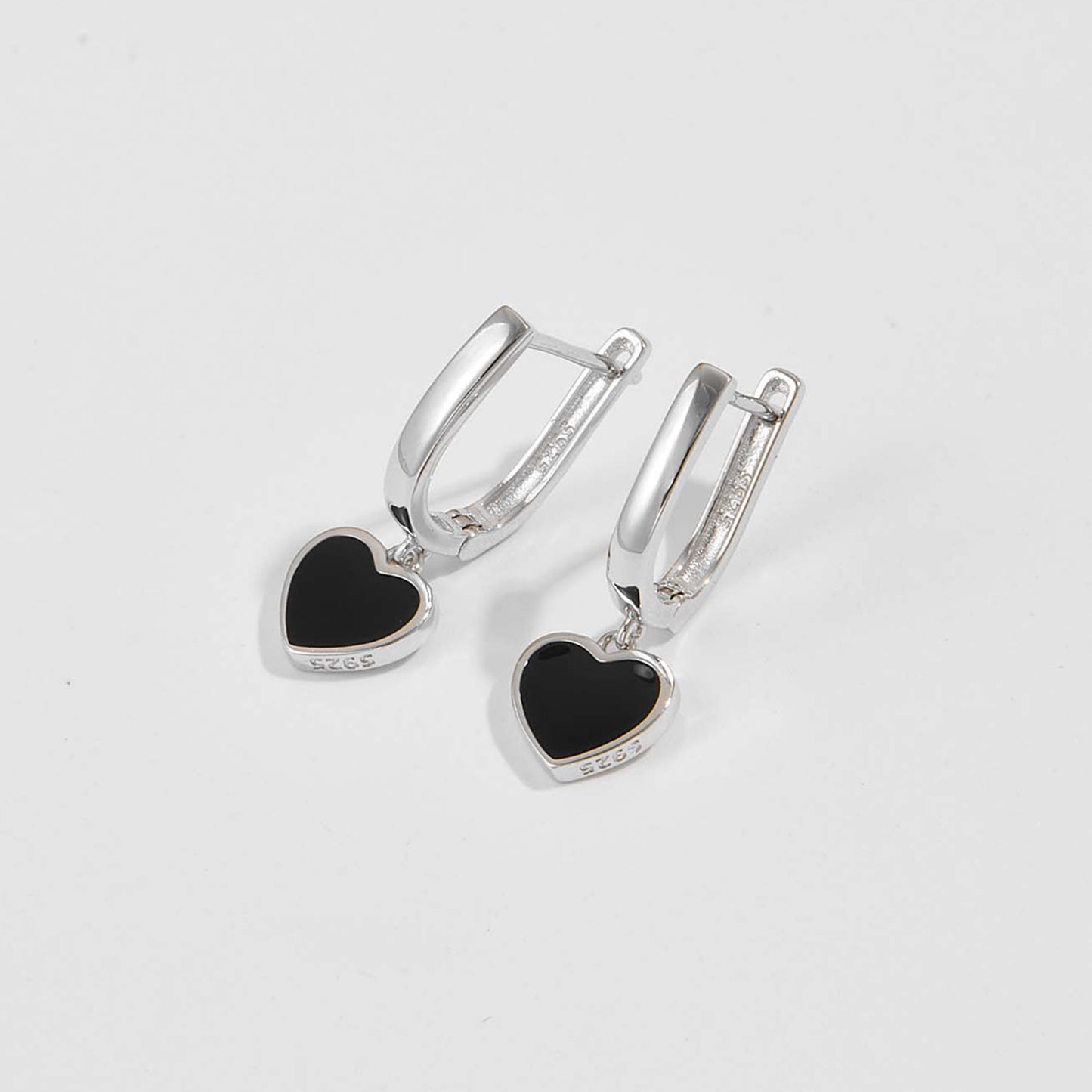 honeybee Mumford's sterling silver Heart Drop Earrings