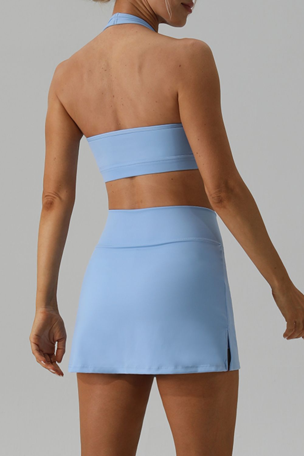 Honeybee Mumford's Halter Neck Tank and Slit Skirt Active Set