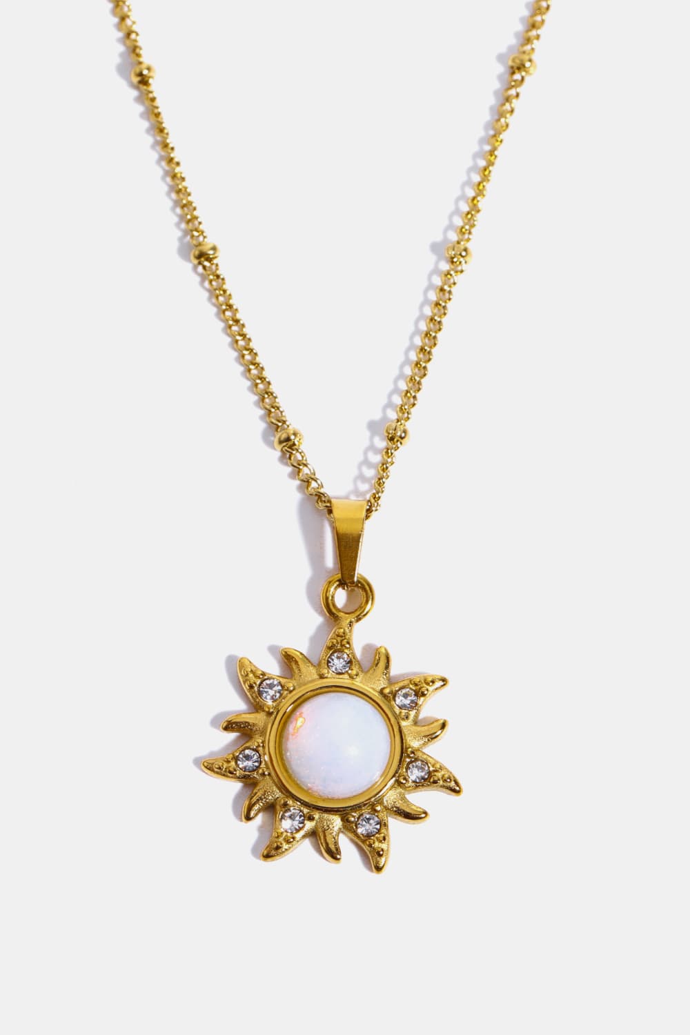 Honeybee Mumford's Opal Sun Pendant Necklace