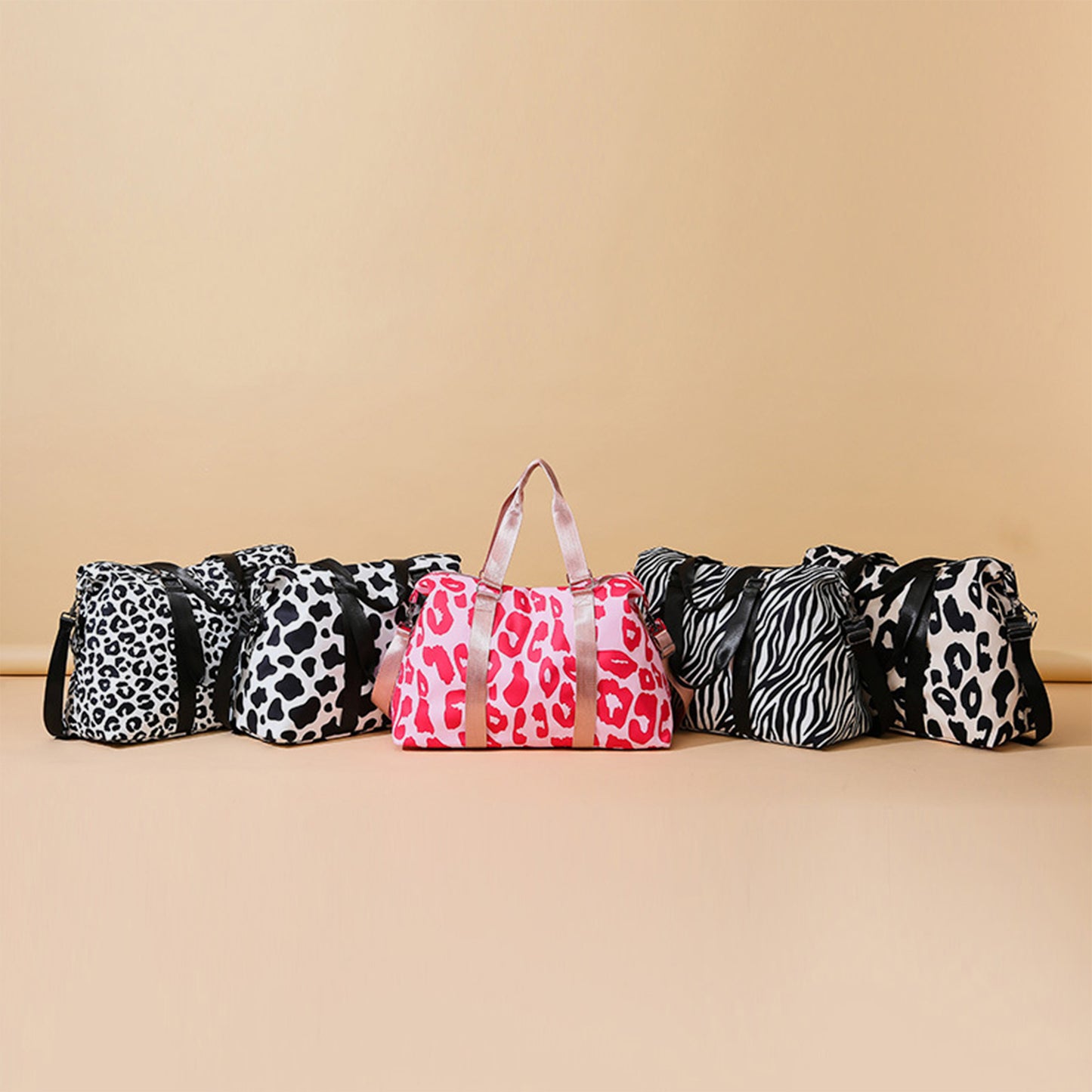 Honeybee Mumford's Animal Print Weekend Bag