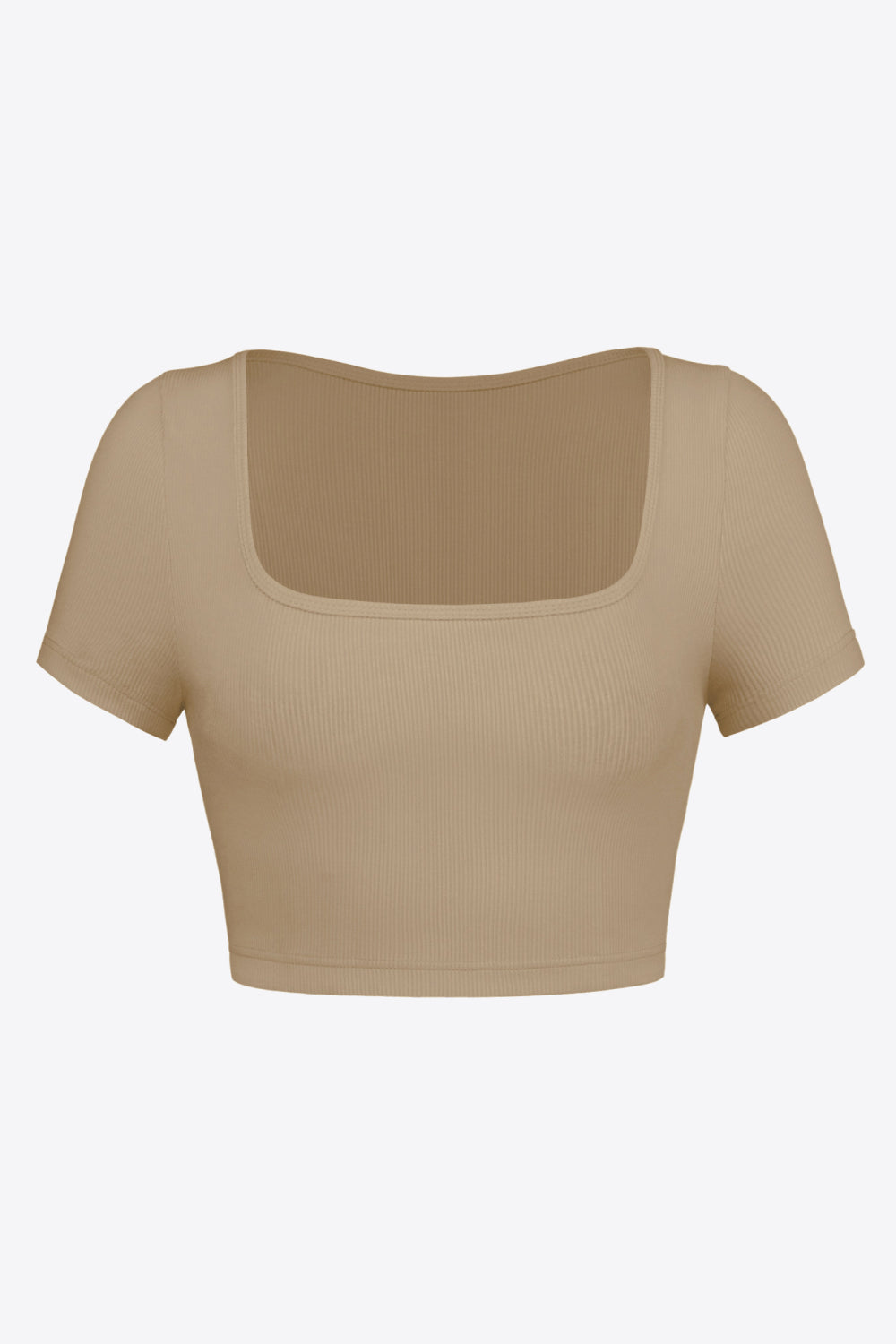 Honeybee Mumford's Square Neck Ribbed Crop Top