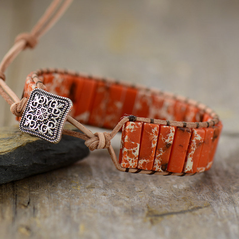 honeybee Mumford's Natural Stone Bracelet