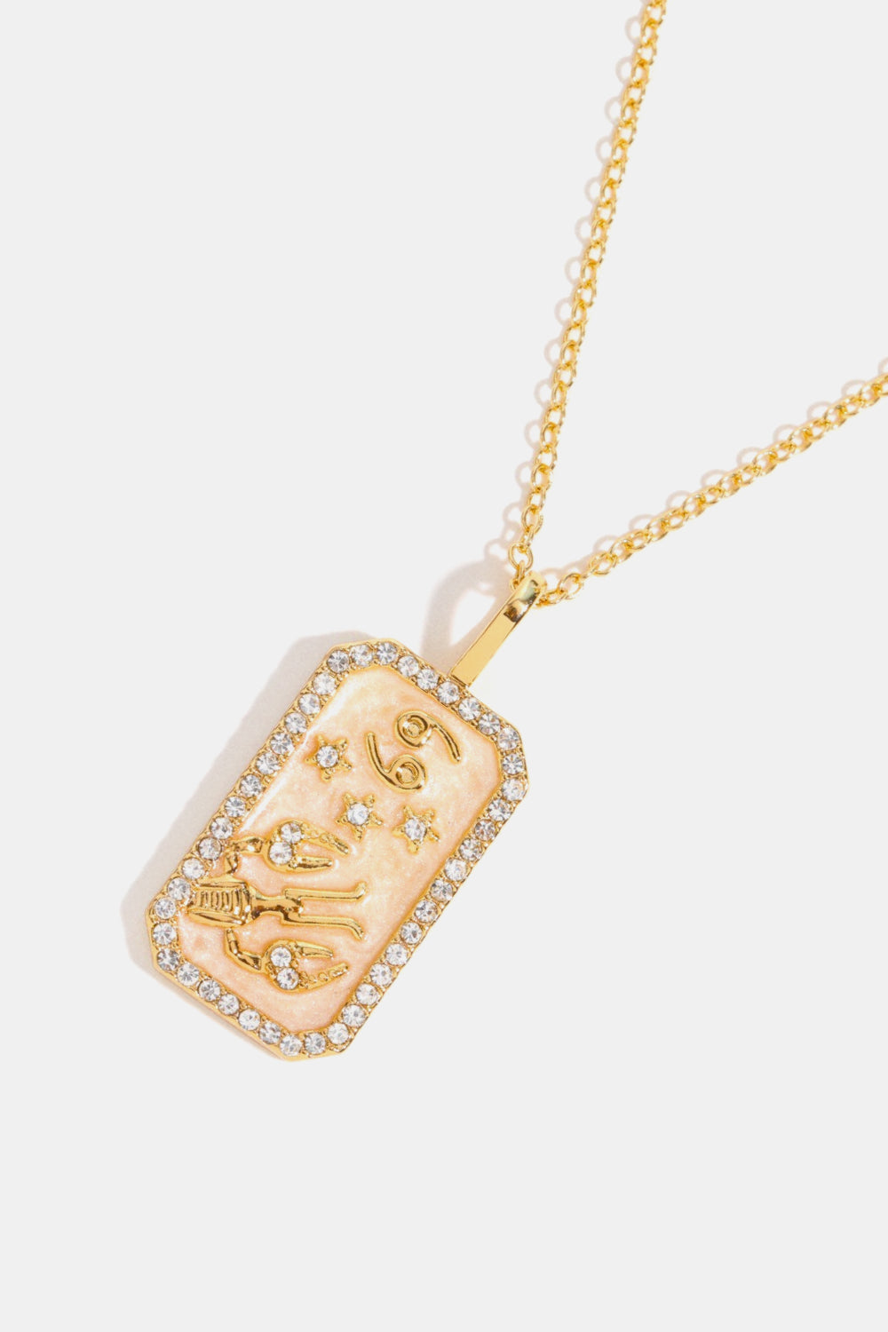 Honeybee Mumford's Rhinestone Zodiac and Constellation Pendant Necklace