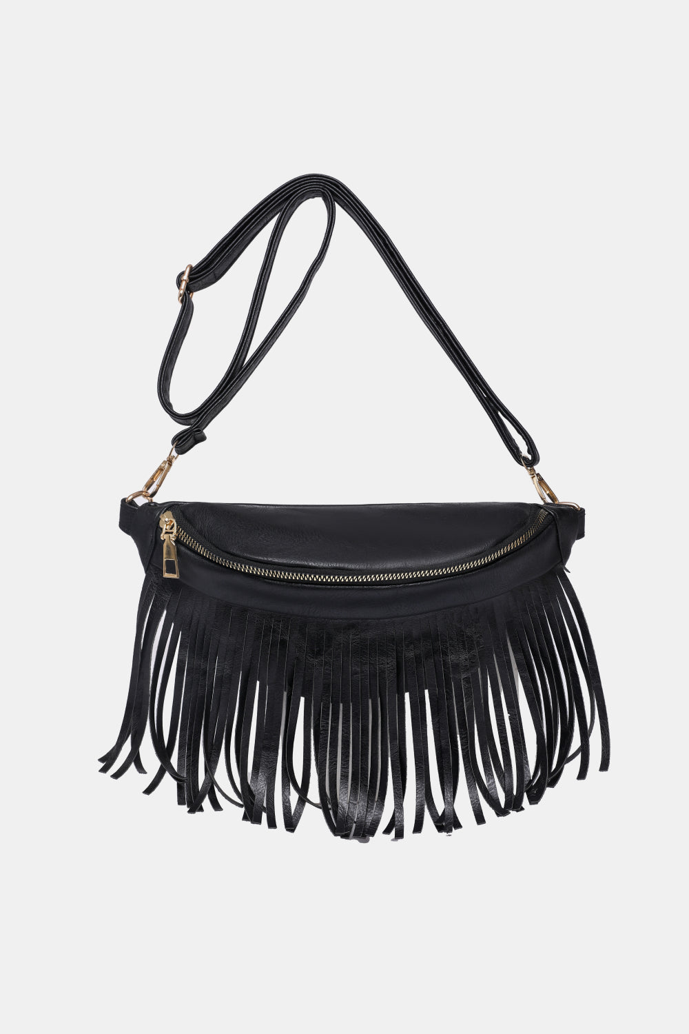 honeybee Mumford's Fringed Leather Sling Bag